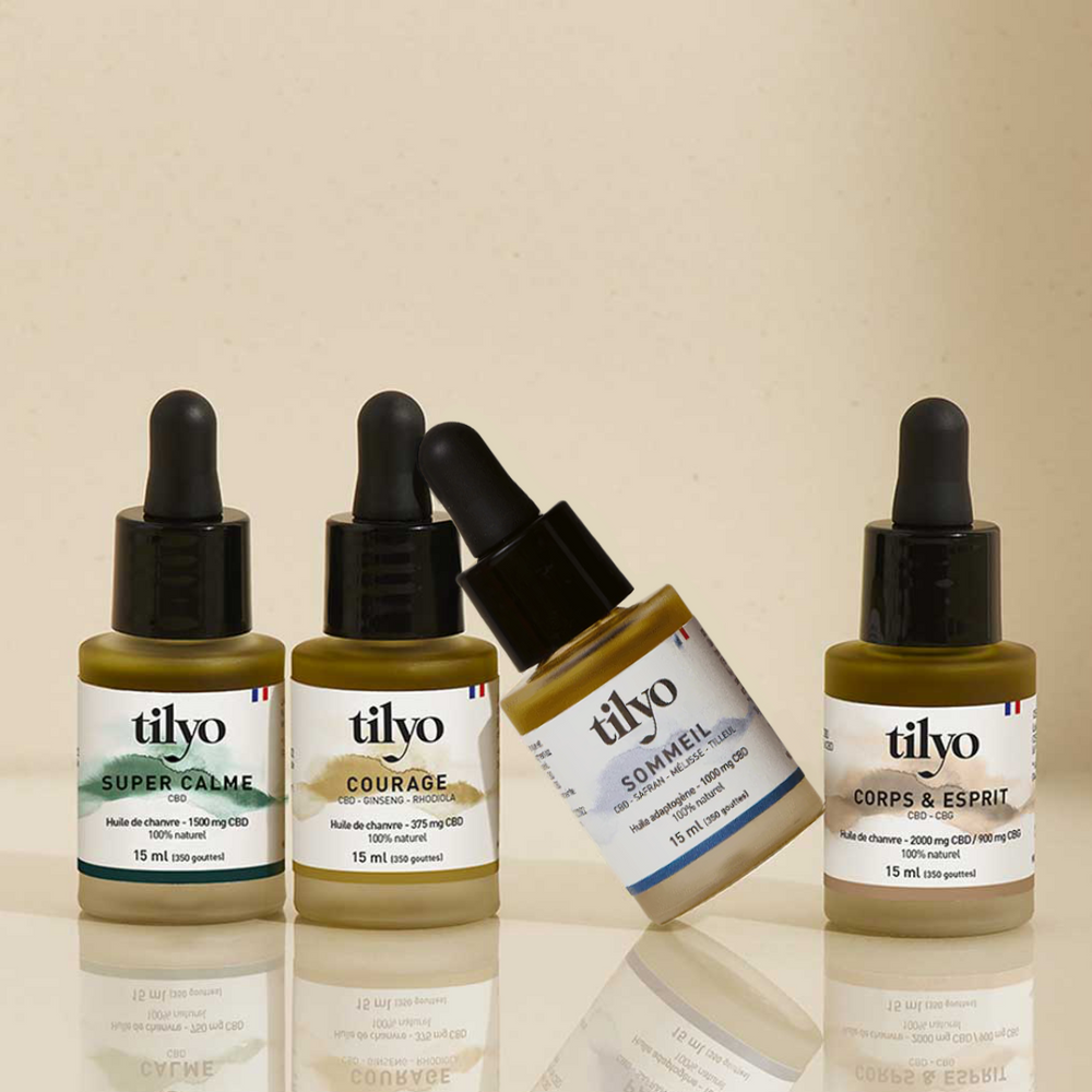 Huiles CBD adaptogène  Edit alt text